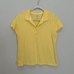 Talbots Yellow Polo Top